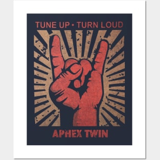 Tune up . Turn loud Aphex Twin Posters and Art